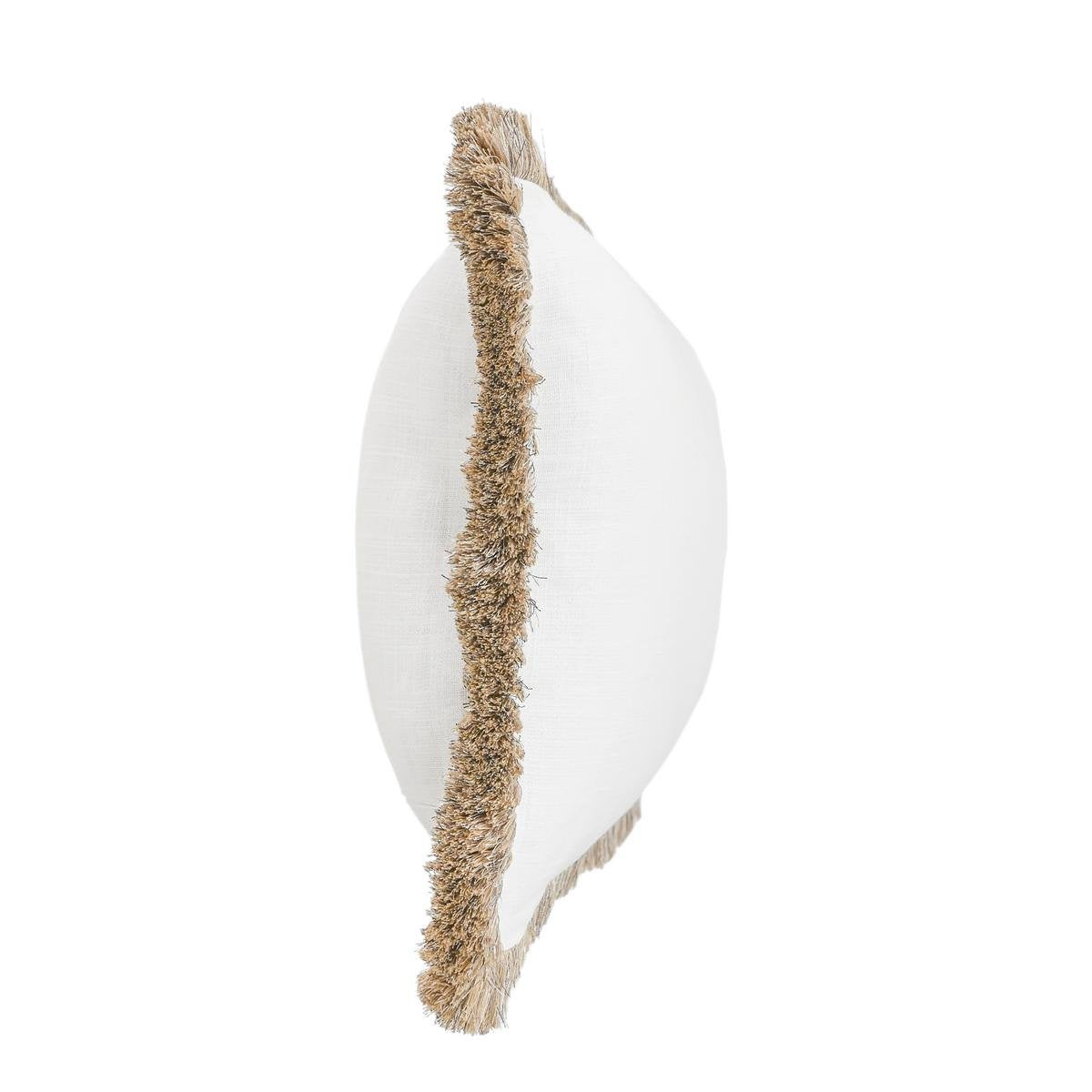 RO Cara Ivory/Natural Multiple Sizes Throw Pillow by Classic Home at Eve Furniture