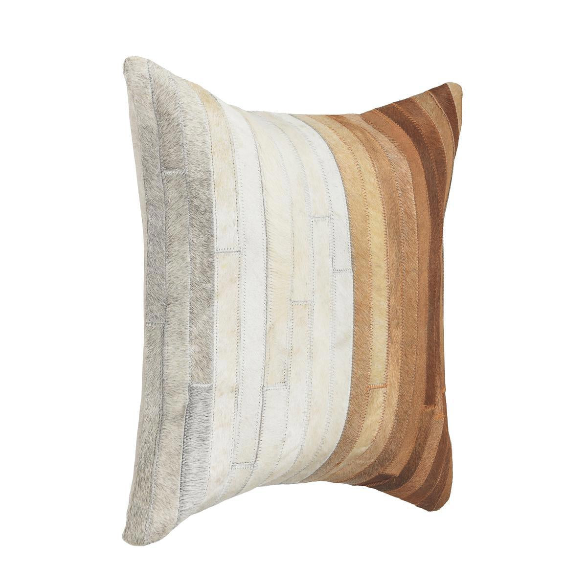 RO Meru Hide Tan Multi 20x20 Throw Pillow (Set of 2) by Classic Home at Eve Furniture