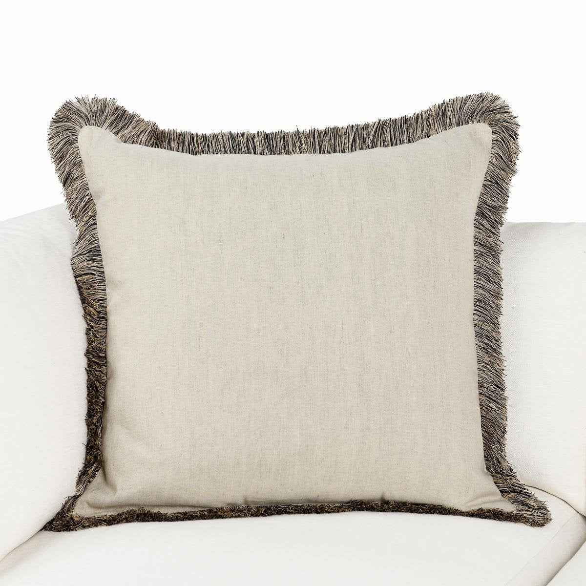 RO Nola Natural/Black Multiple Sizes Throw Pillow (Set of 2) by Classic Home at Eve Furniture