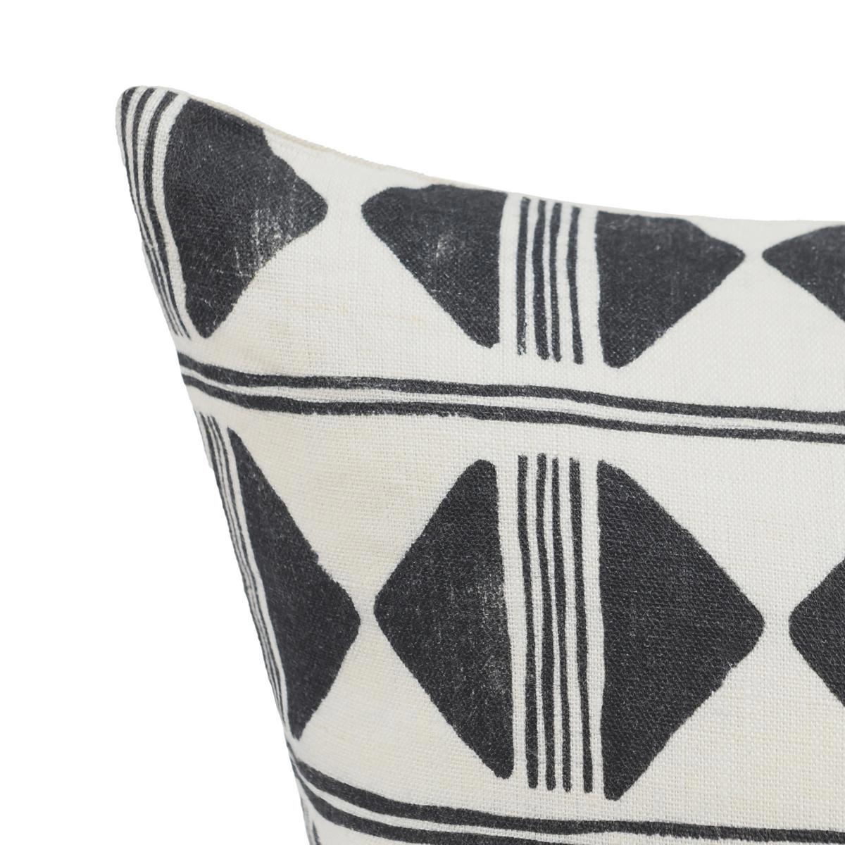 RO Nubia Black/White Multiple Sizes Cushion by Classic Home at Eve Furniture