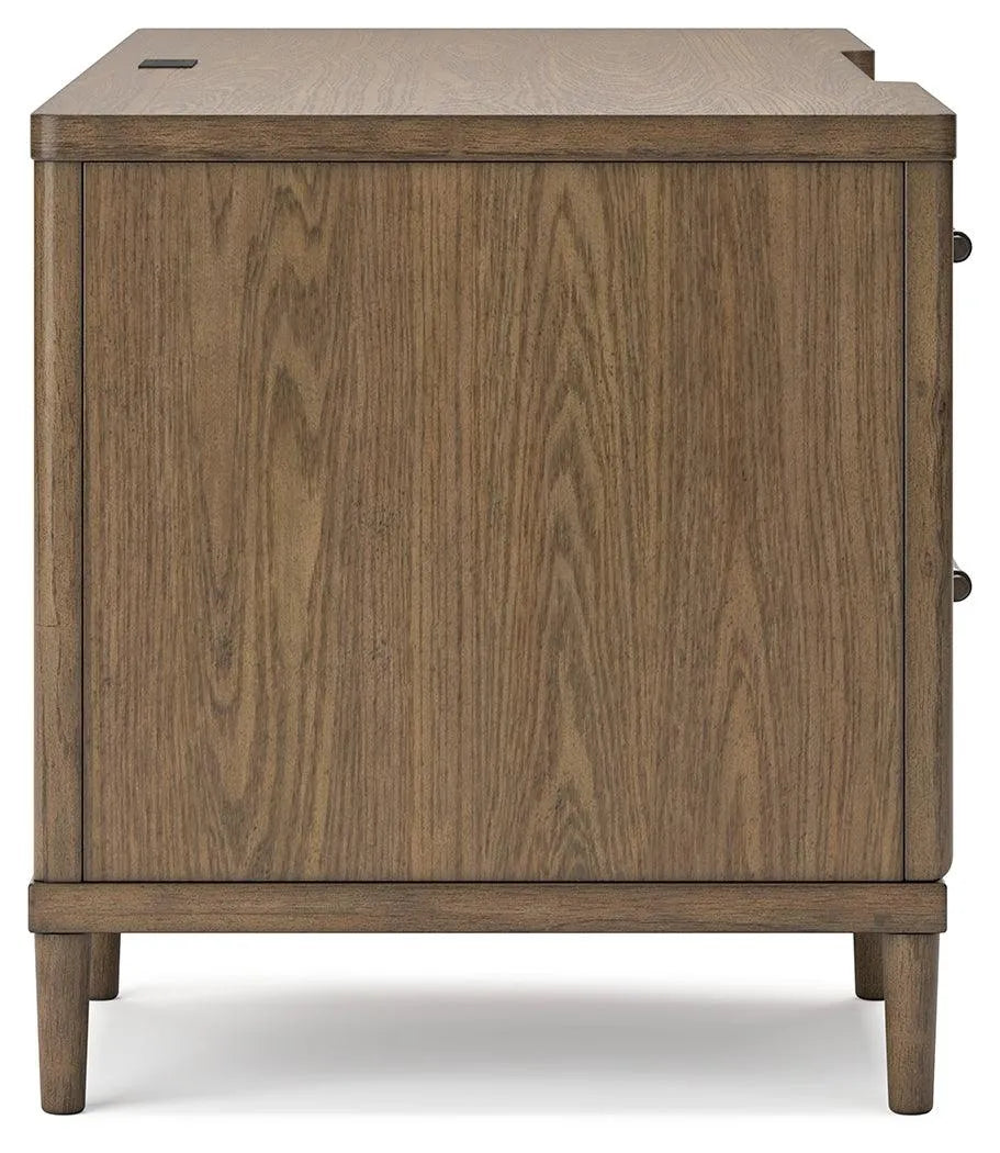 Roanhowe Brown 68" Home Office Desk by Ashley at Eve Furniture