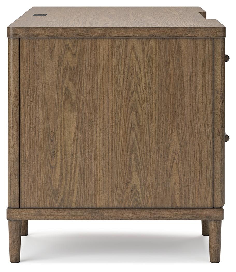 Roanhowe Brown 68" Home Office Desk by Ashley at Eve Furniture