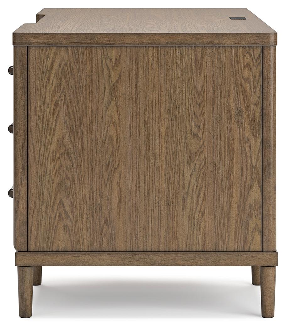 Roanhowe Brown 68" Home Office Desk by Ashley at Eve Furniture