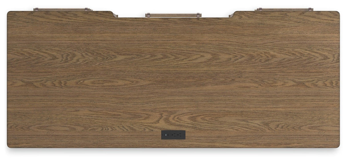 Roanhowe Brown 68" Home Office Desk by Ashley at Eve Furniture