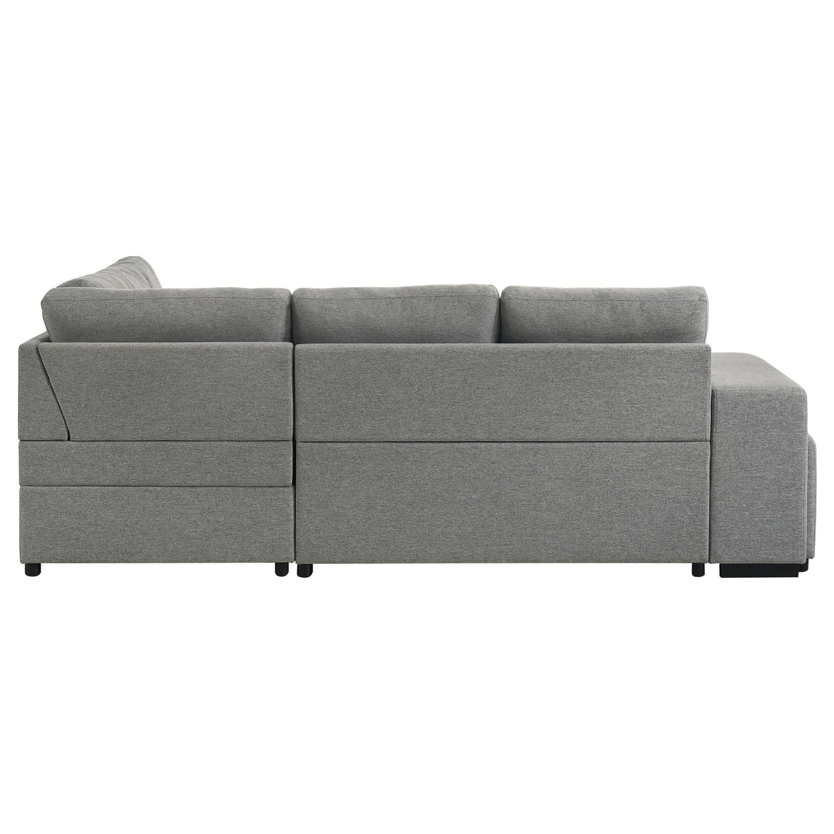 Roanne Grey Fabric Upholstered Sleeper Sectional Sofa by Coaster at Eve Furniture