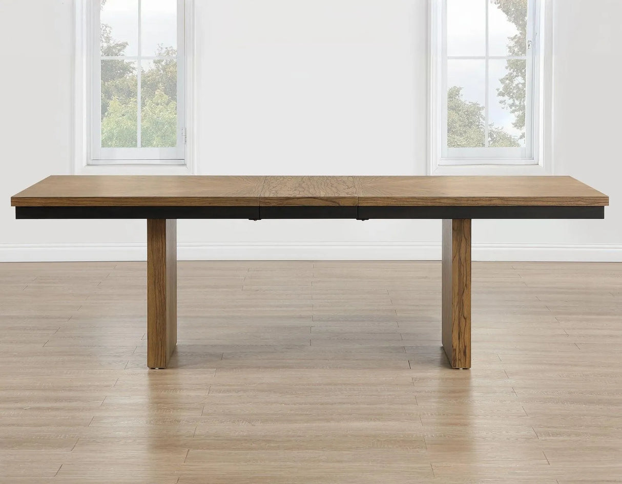 Roatan 80-96″ Table with 16″ Leaf by Steve Silver at Eve Furniture