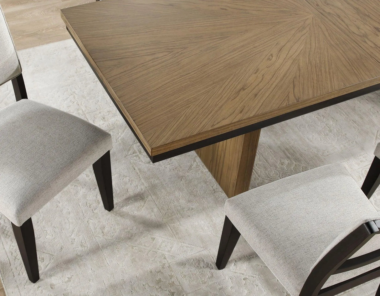 Roatan 80-96″ Table with 16″ Leaf by Steve Silver at Eve Furniture