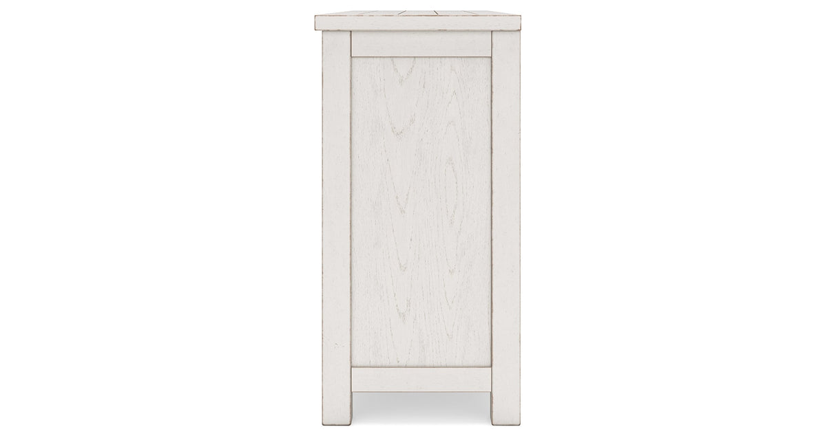 Robbinsdale Antique White Dining Server by Ashley at Eve Furniture