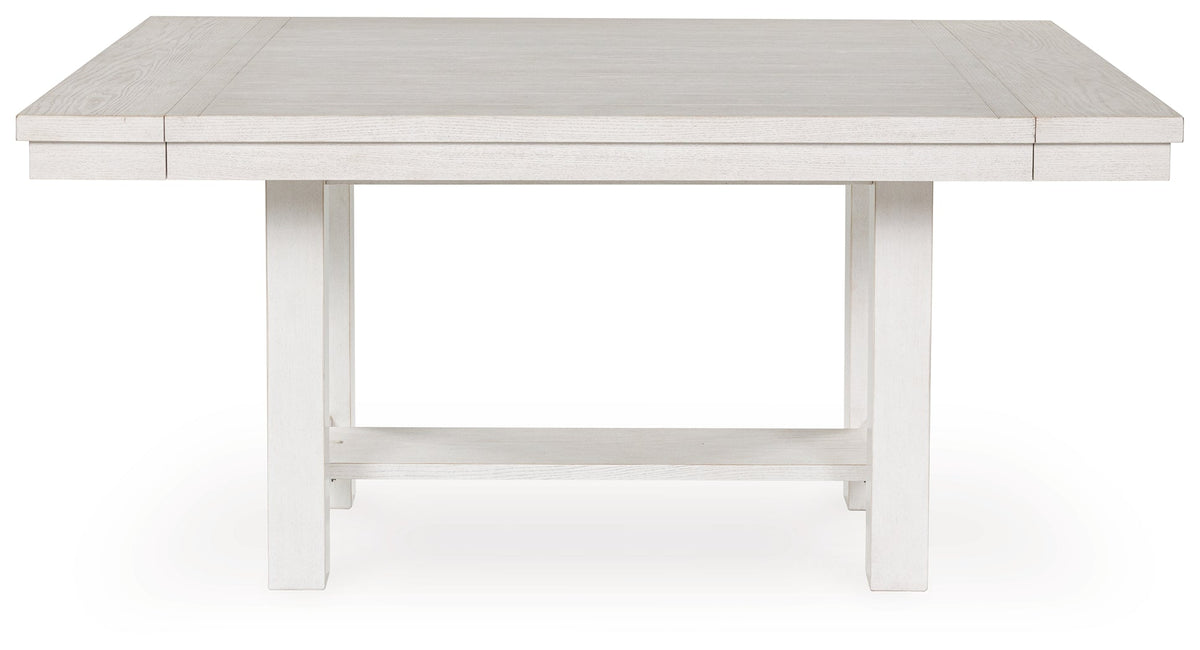 Robbinsdale Dining Table and 8 Chairs in Antique White by Ashley at Eve Furniture