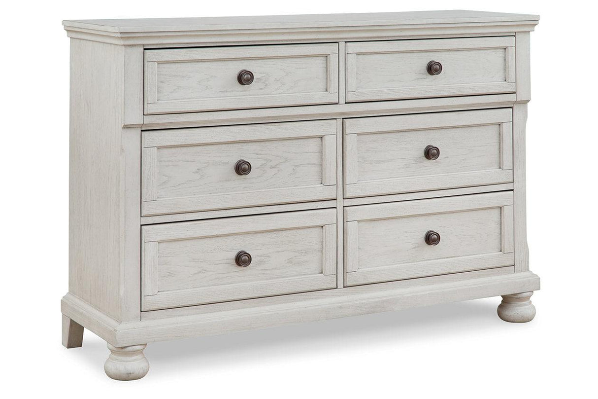 Robbinsdale Antique White Dresser by Ashley at Eve Furniture