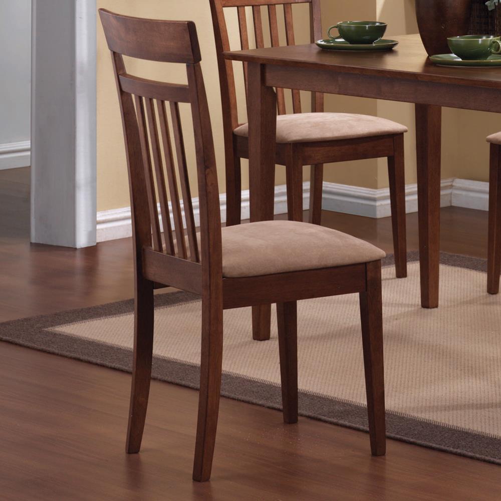 Robles Chestnut/Tan 5-Piece Dining Set by Coaster at Eve Furniture