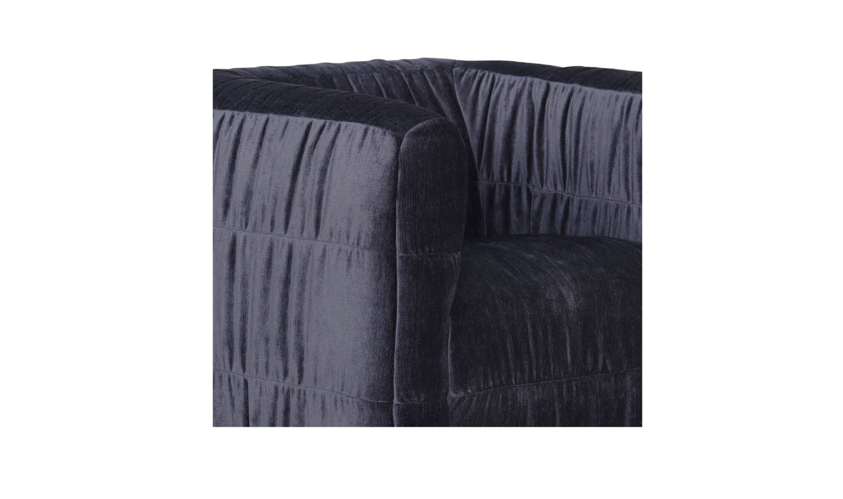 Robson Swivel Chair Navy by Moe's Home at Eve Furniture