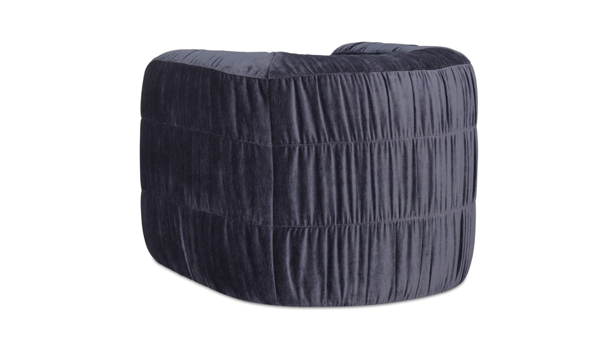Robson Swivel Chair Navy by Moe's Home at Eve Furniture