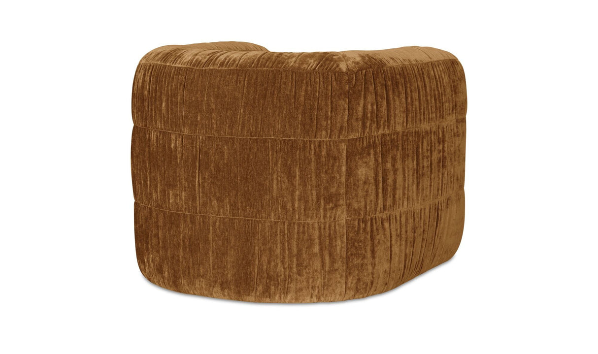Robson Swivel Chair Toffee by Moe's Home at Eve Furniture
