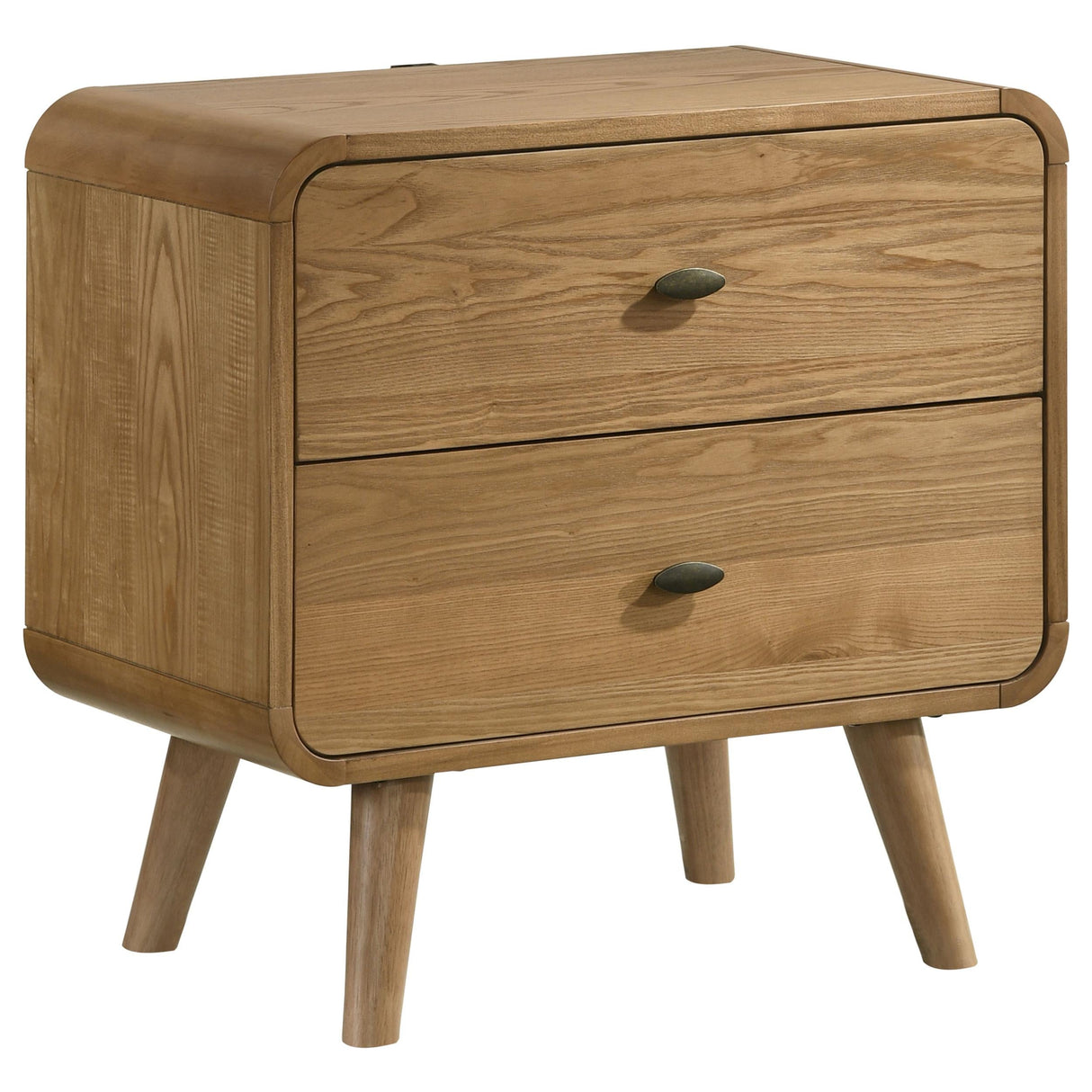 Robyn Light Ash 2-Drawer Nightstand by Coaster at Eve Furniture