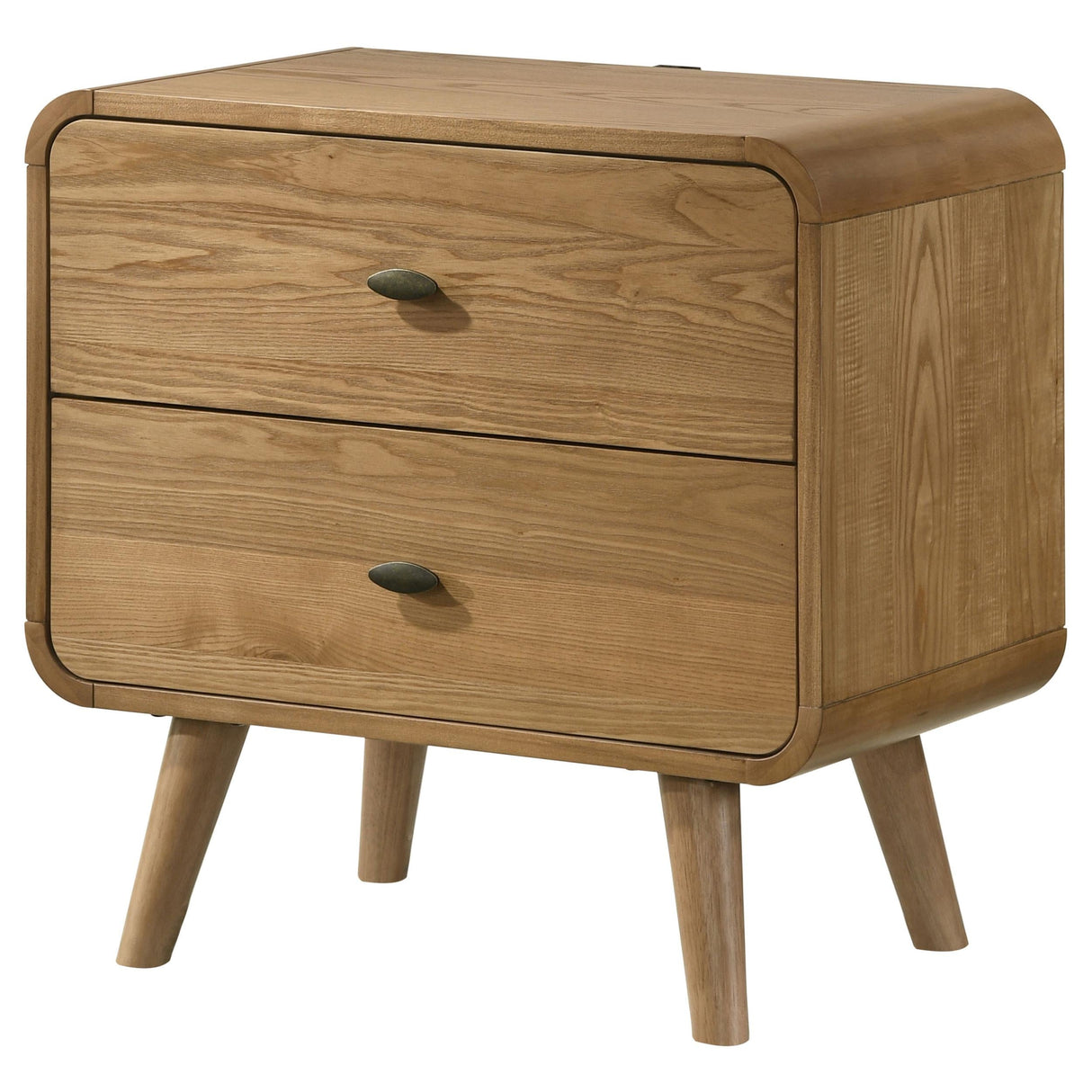 Robyn Light Ash 2-Drawer Nightstand by Coaster at Eve Furniture