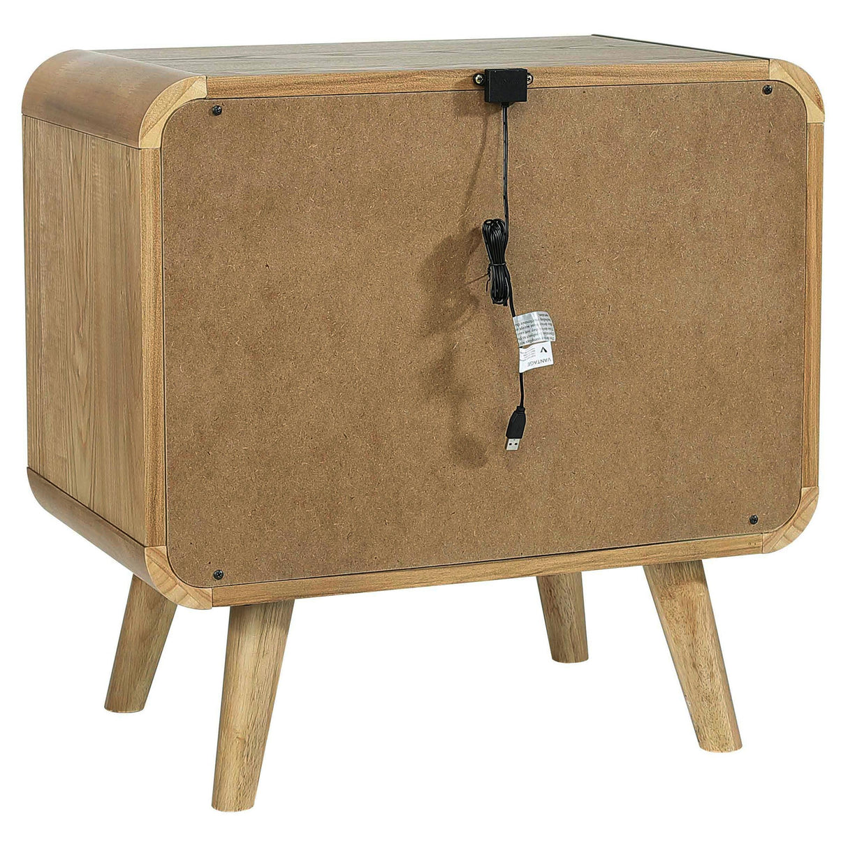 Robyn Light Ash 2-Drawer Nightstand by Coaster at Eve Furniture