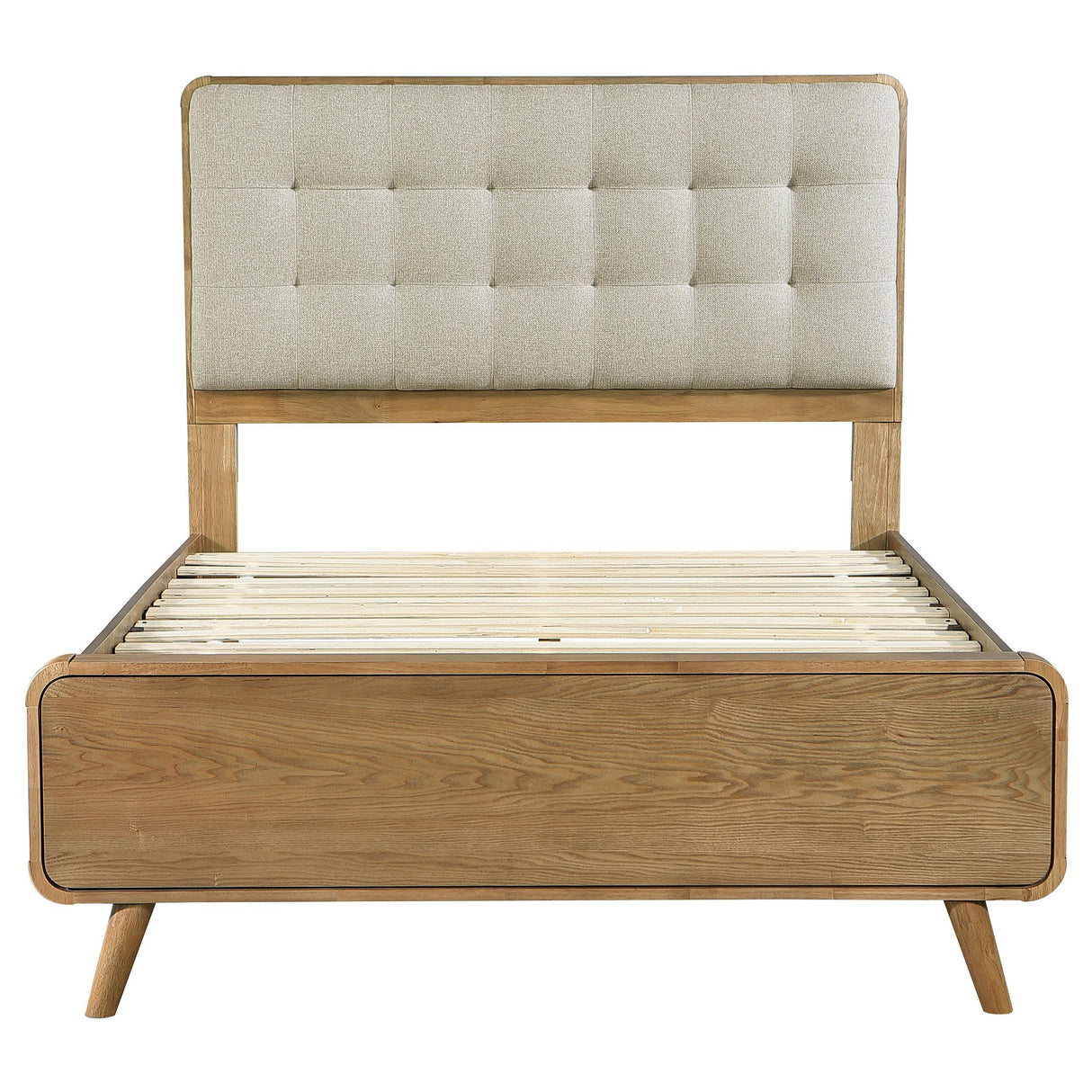 Robyn Light Ash Wood Full Platform Bed by Coaster at Eve Furniture