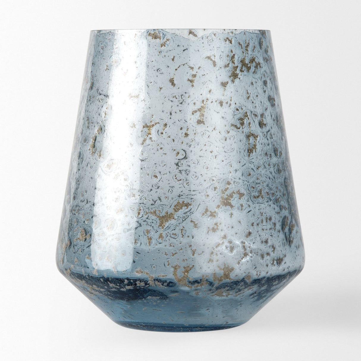 Robyn Tall Blue Glass Vase by Mercana at Eve Furniture