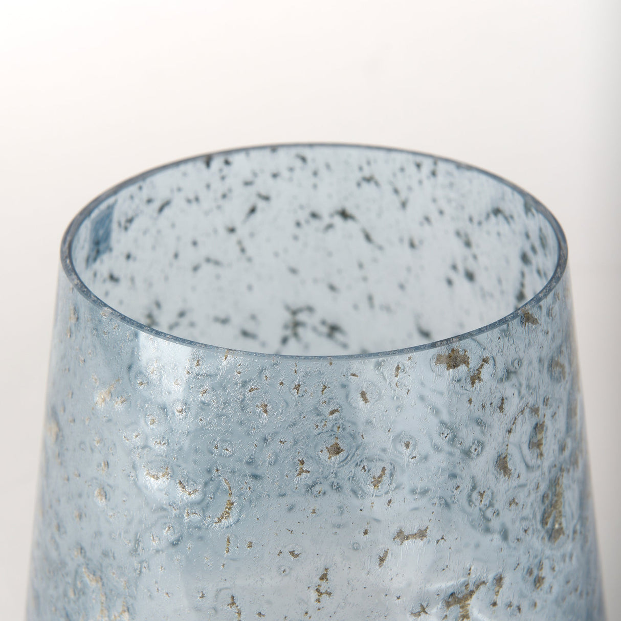 Robyn Tall Blue Glass Vase by Mercana at Eve Furniture