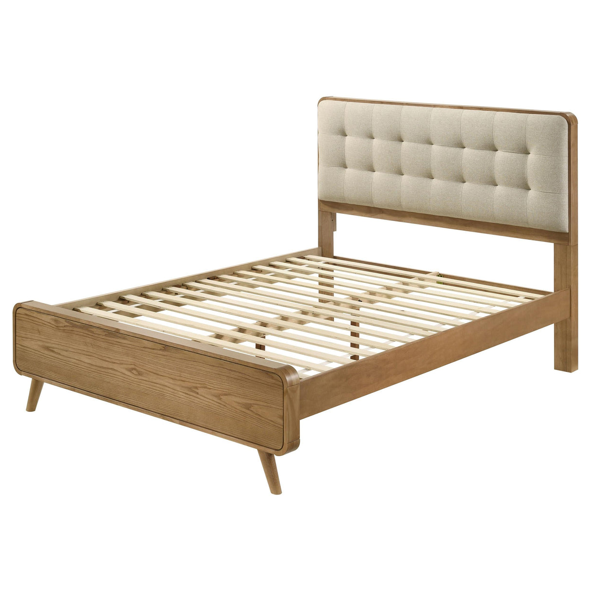 Robyn Wood California King Platform Bed Light Ash by Coaster at Eve Furniture