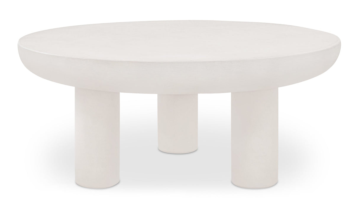 Rocca Coffee Table Cream by Moe's Home at Eve Furniture