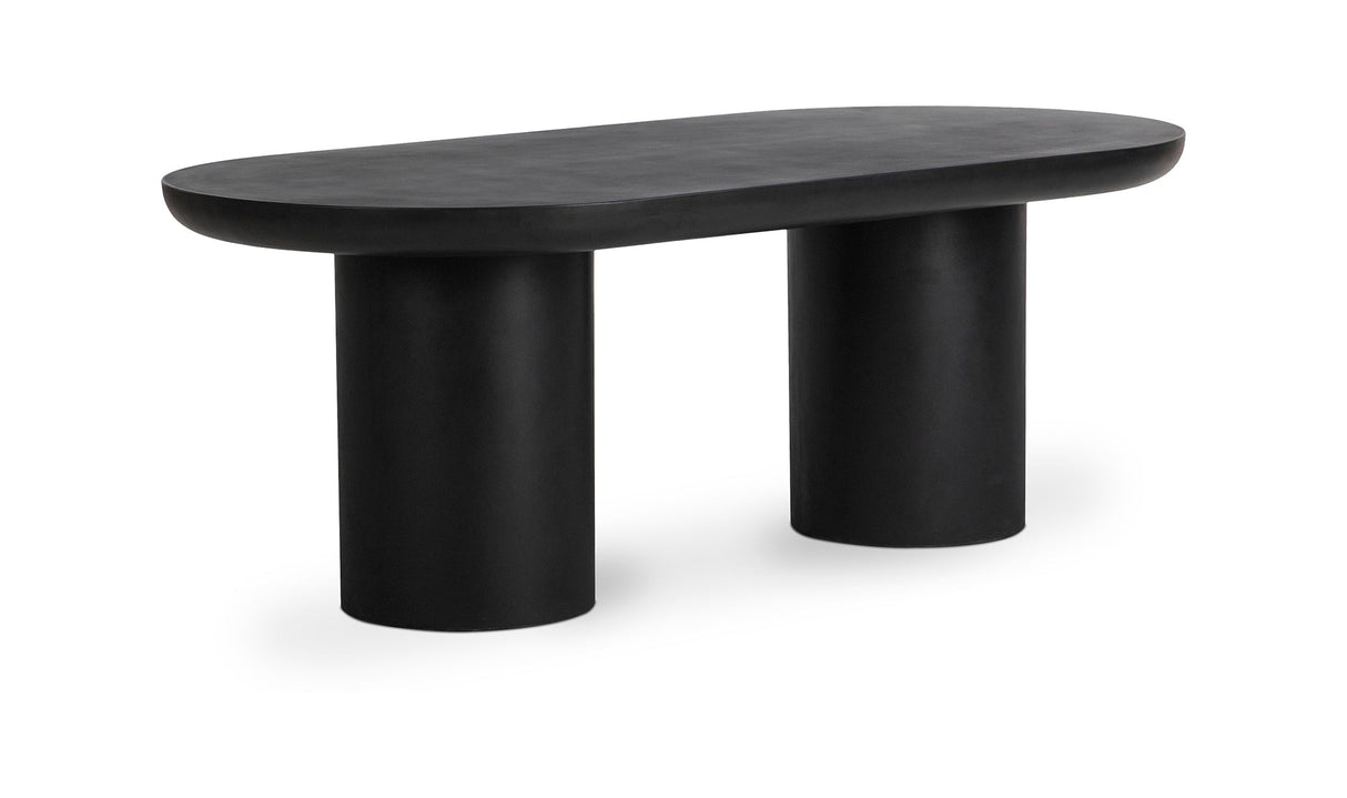 Rocca Dining Table Black by Moe's Home at Eve Furniture