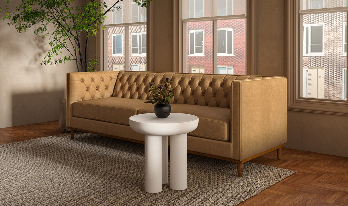 Rocca Side Table Cream by Moe's Home at Eve Furniture