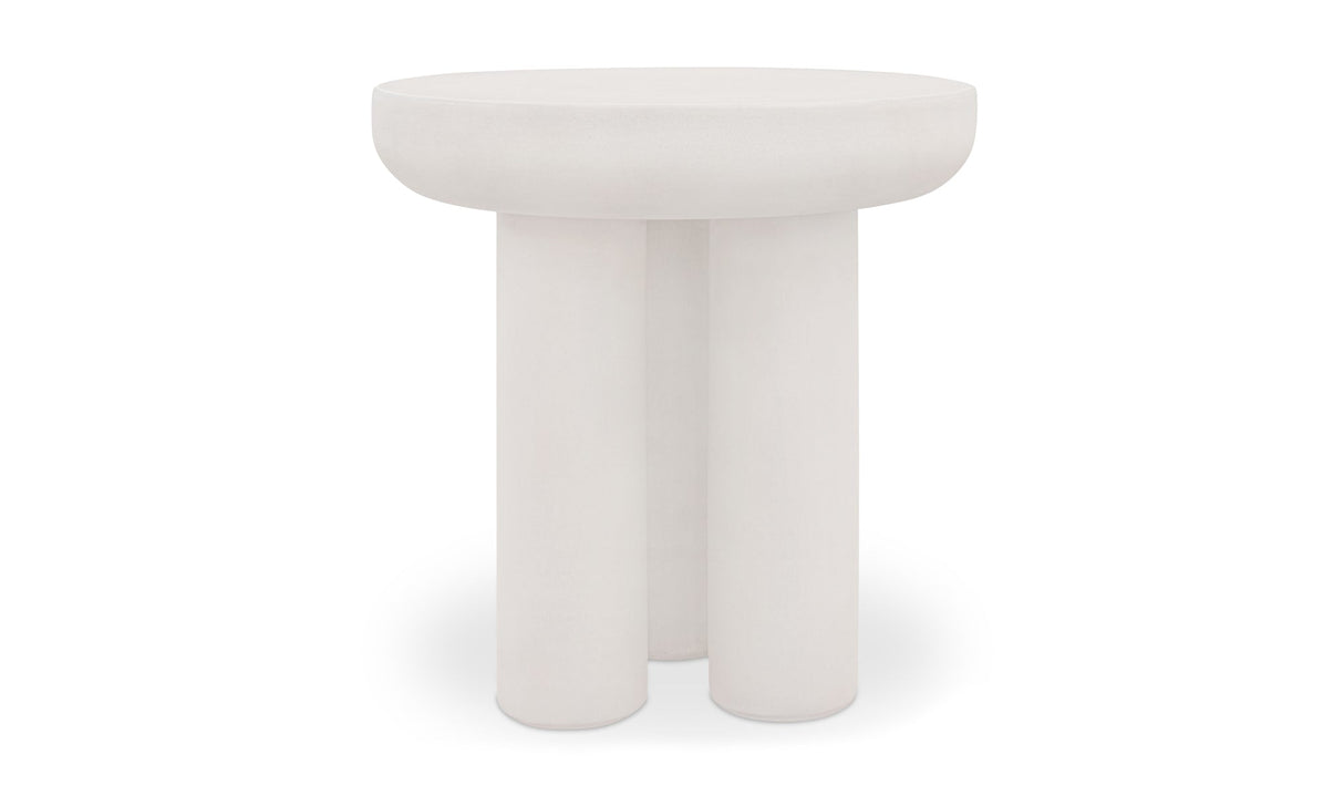 Rocca Side Table Cream by Moe's Home at Eve Furniture