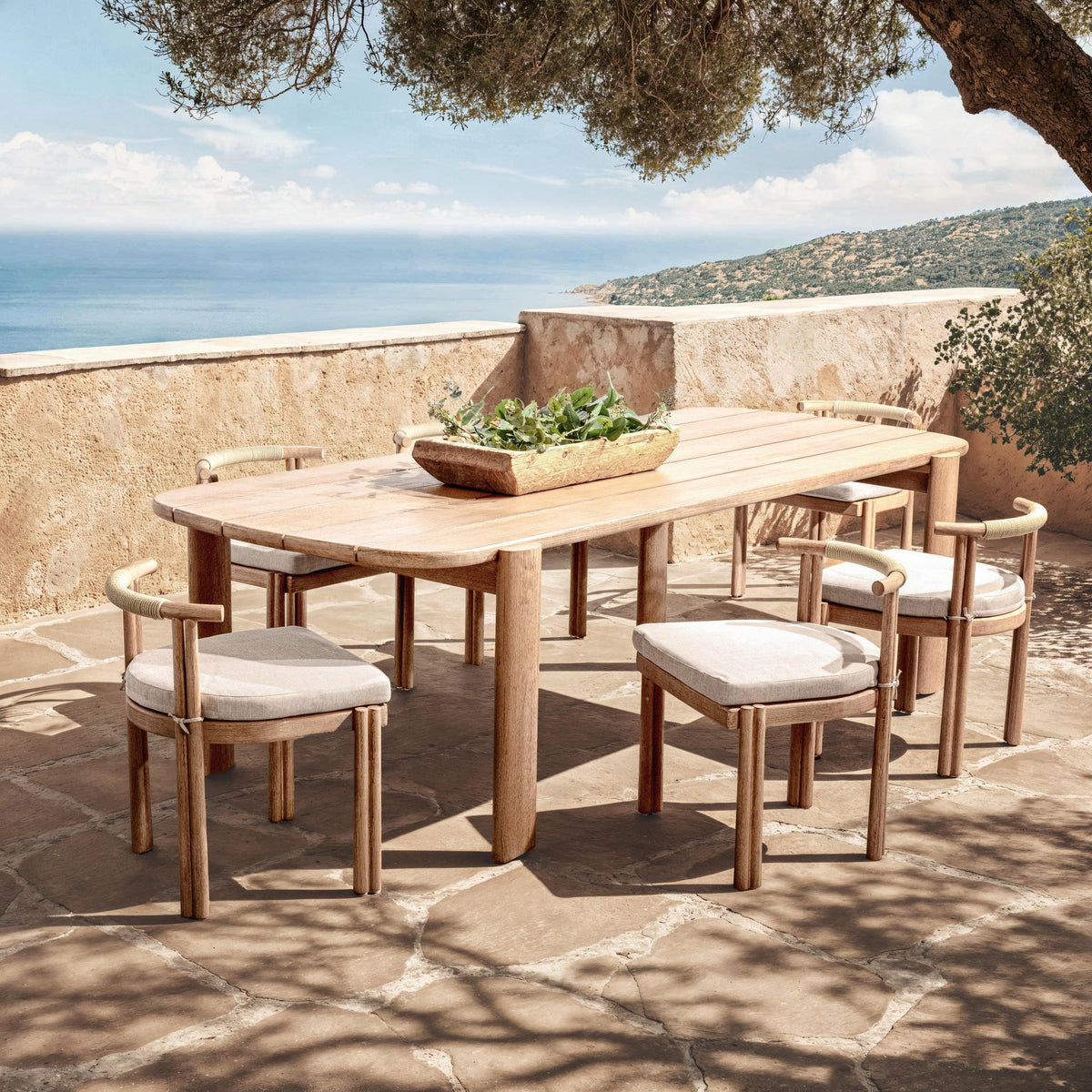 Rocco Outdoor Dining Table by Classic Home at Eve Furniture