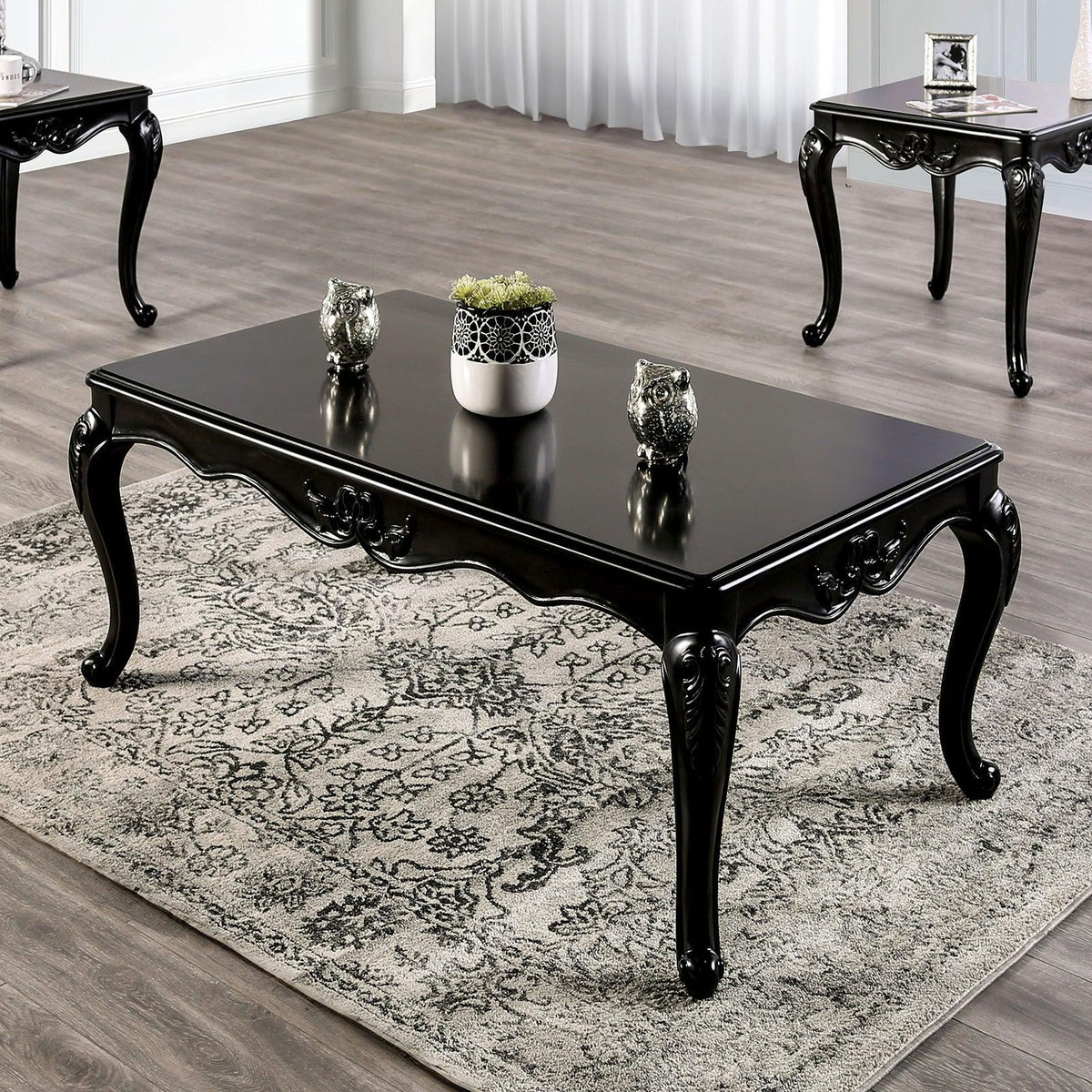 Rochester Champagne Coffee Table by Furniture of America at Eve Furniture