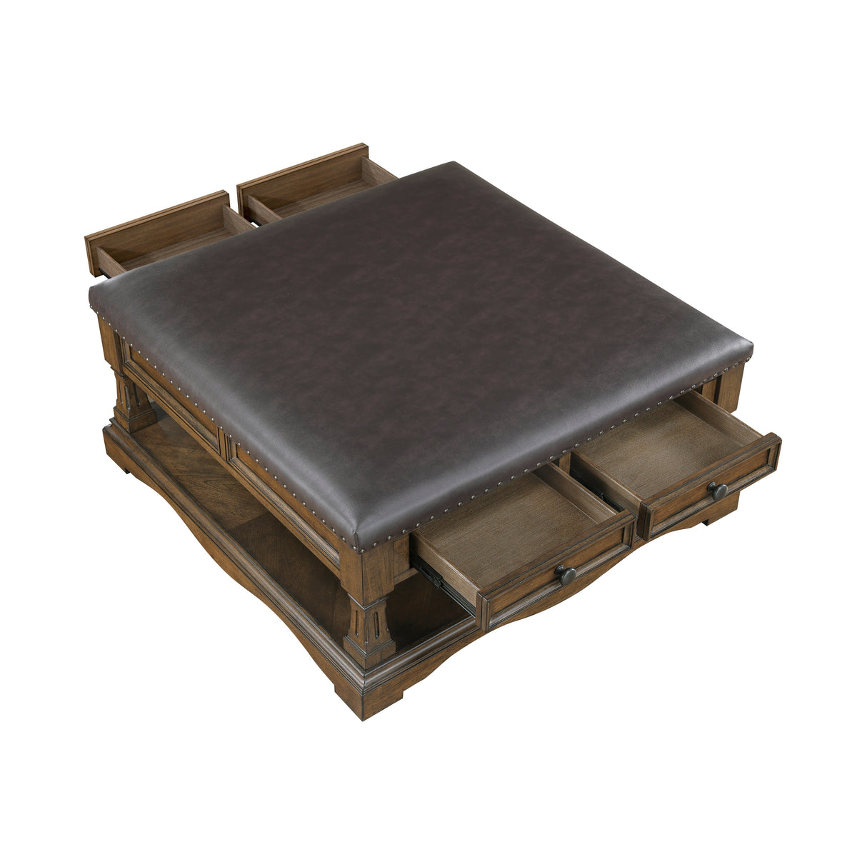 Rochester Dark Brown Cocktail Table