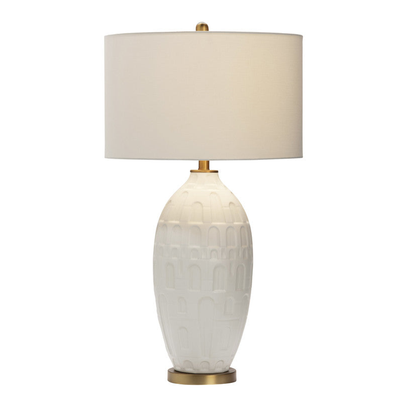 Rock Springs White Table Lamp by Crestview at Eve Furniture