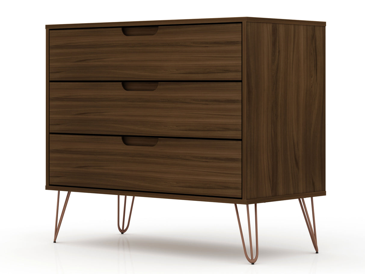 Rockefeller Dresser in Brown by Manhattan Comfort at Eve Furniture