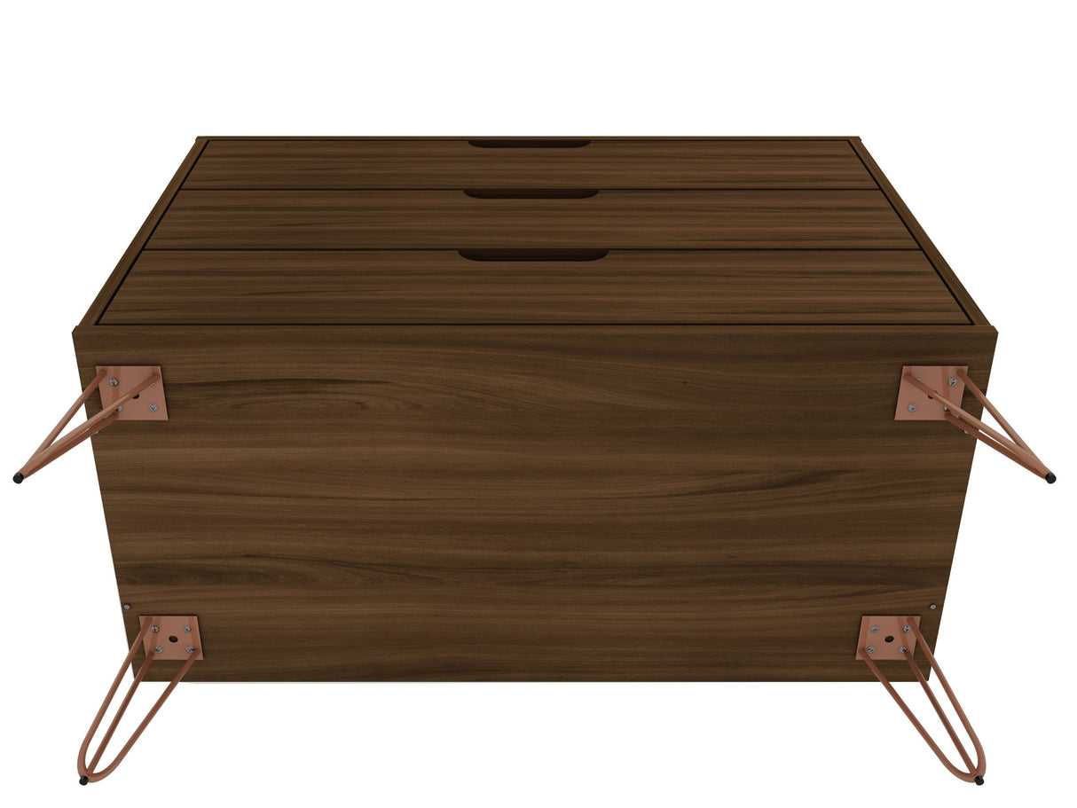 Rockefeller Dresser in Brown by Manhattan Comfort at Eve Furniture