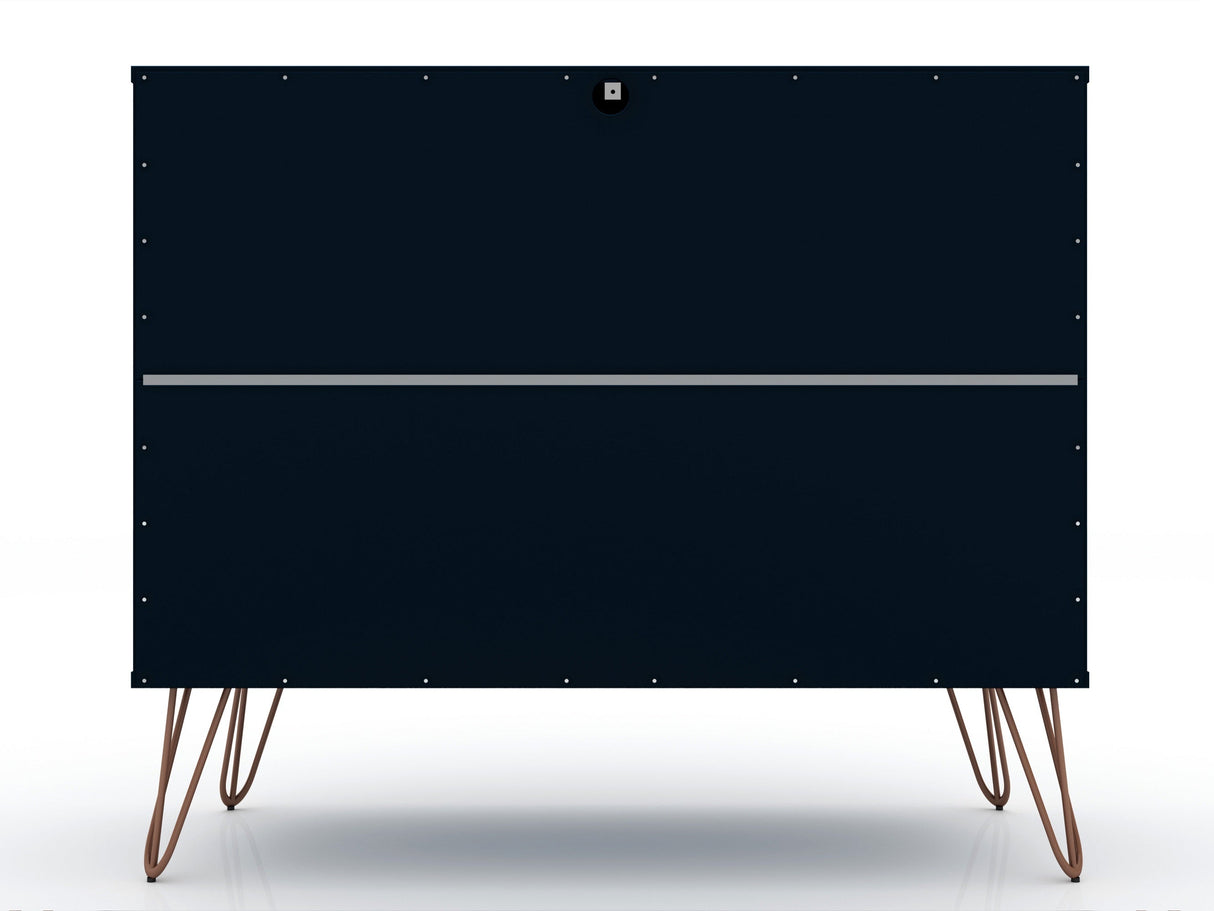 Rockefeller Dresser in Tatiana Midnight Blue by Manhattan Comfort at Eve Furniture
