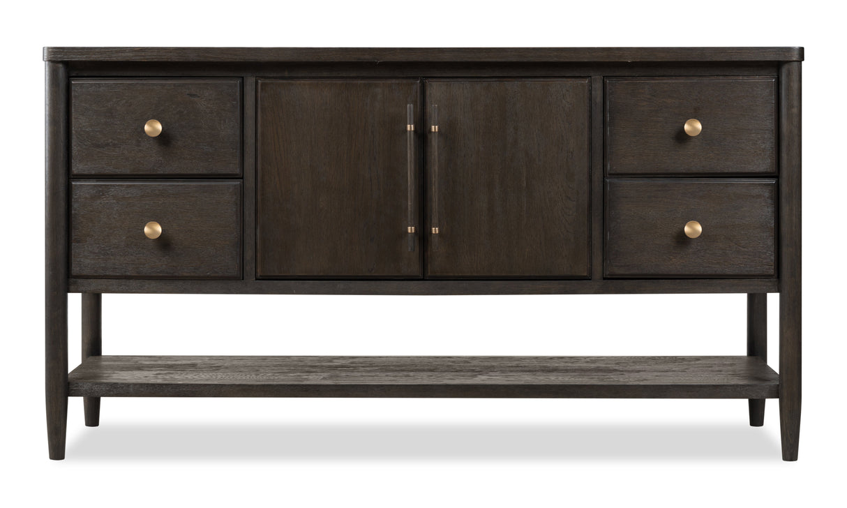 Rockport Four Drawer Two Door Sideboard in Yin by Modus Furniture at Eve Furniture