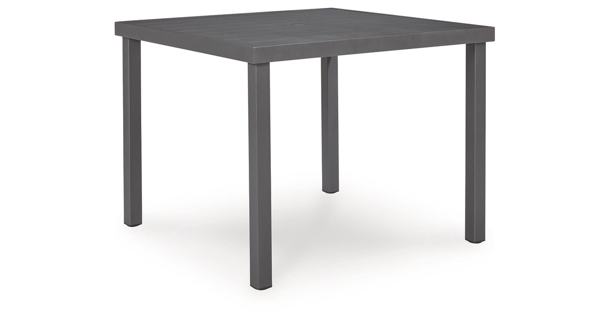Rocky Creek Gray Outdoor Dining Table by Ashley at Eve Furniture