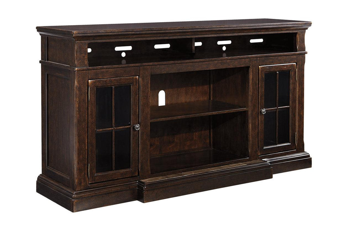 Roddinton Dark Brown 72" TV Stand by Ashley at Eve Furniture