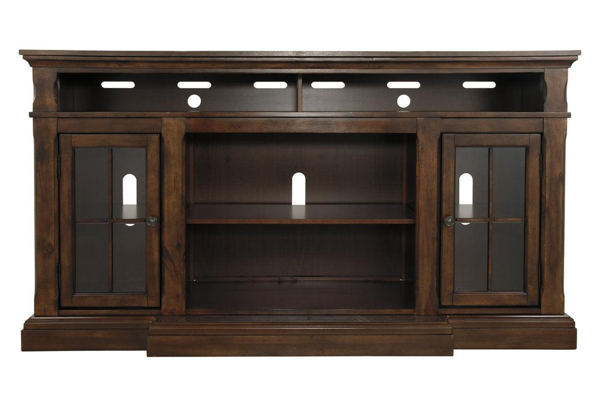 Roddinton Dark Brown 72" TV Stand by Ashley at Eve Furniture