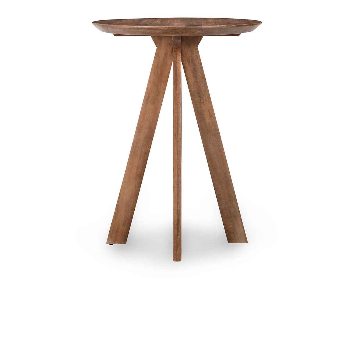 Rodrigo Pottery Brown Round Bar Table by Classic Home at Eve Furniture