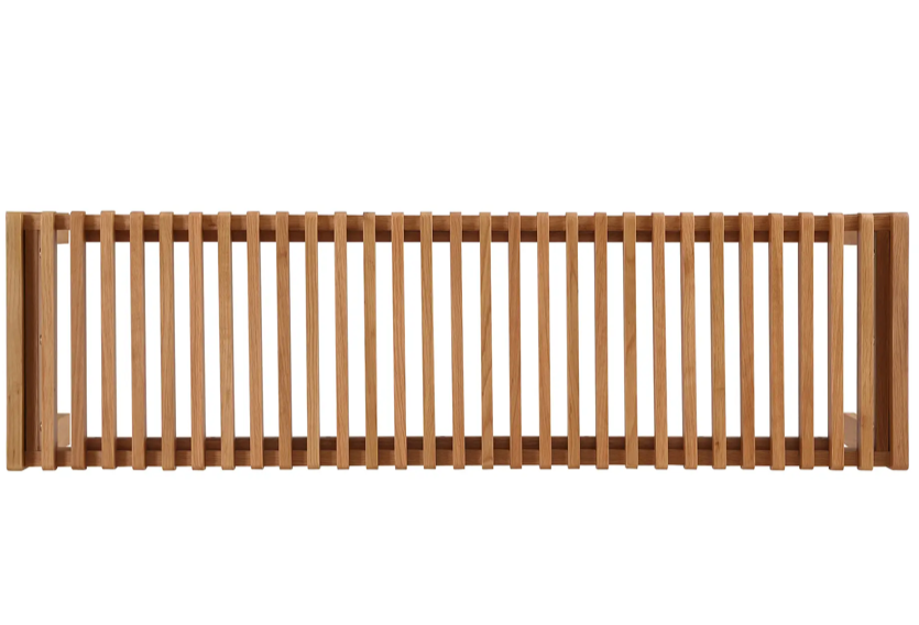Rohe Bench Natural Oak by Moe's Home at Eve Furniture