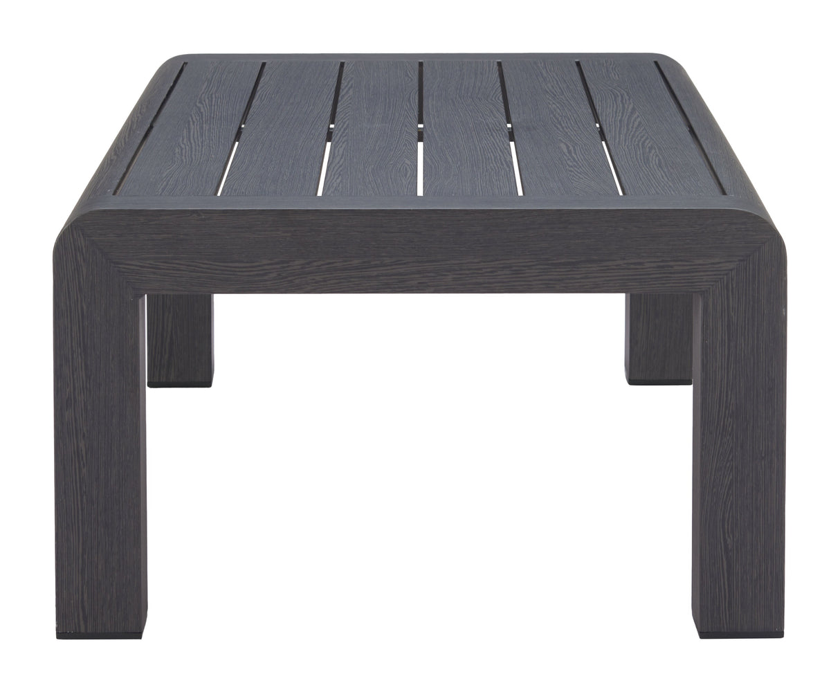Rolig Black Outdoor Coffee Table by Zuomod at Eve Furniture
