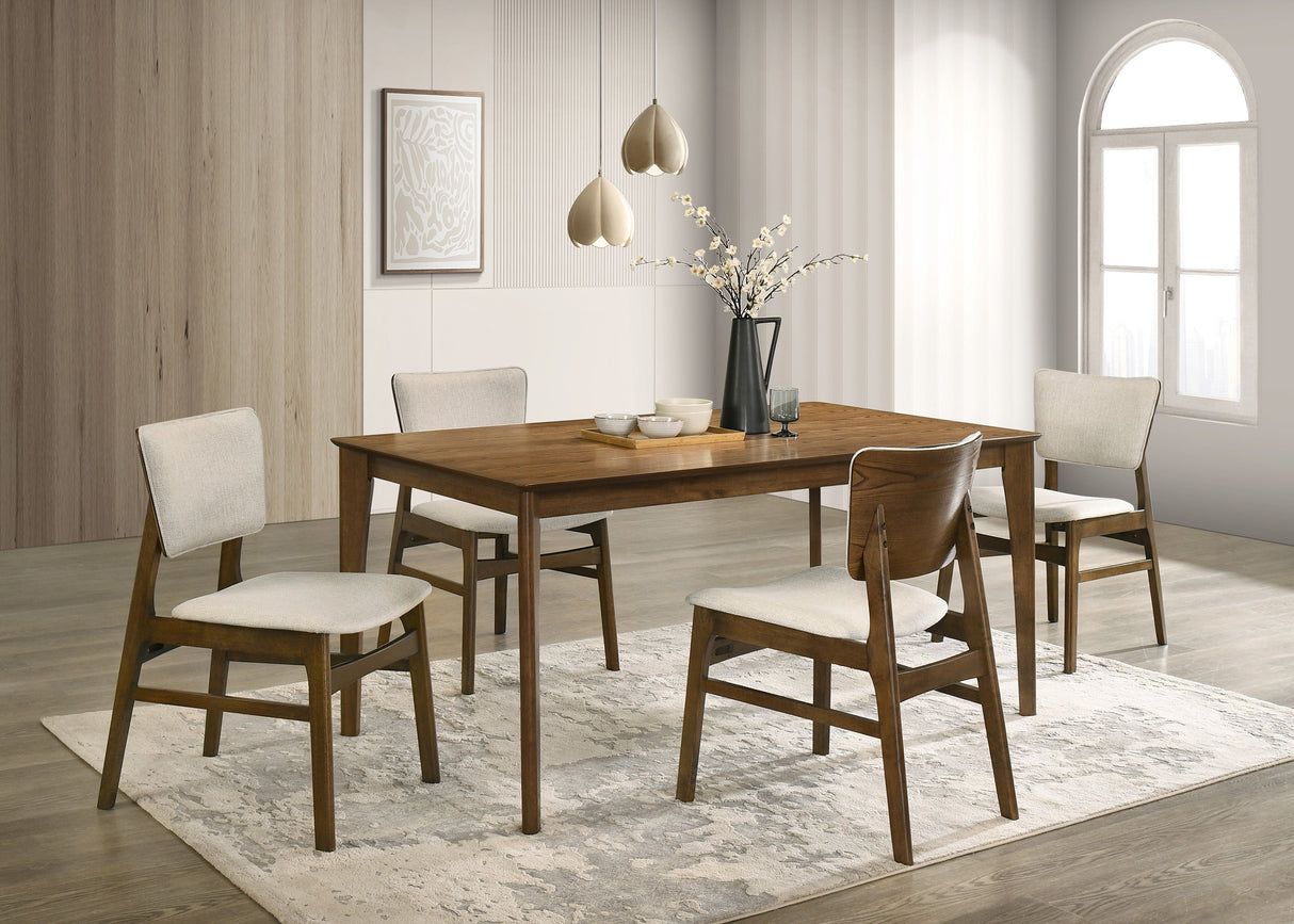 Rolstan Beige/Brown Dining Chair (Set of 2) by Crown Mark at Eve Furniture