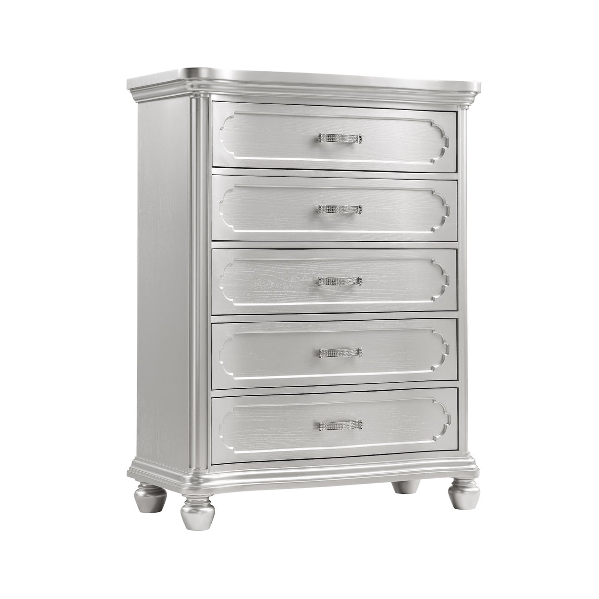 Roma Silver Bedroom Set by Cosmos Furniture at Eve Furniture