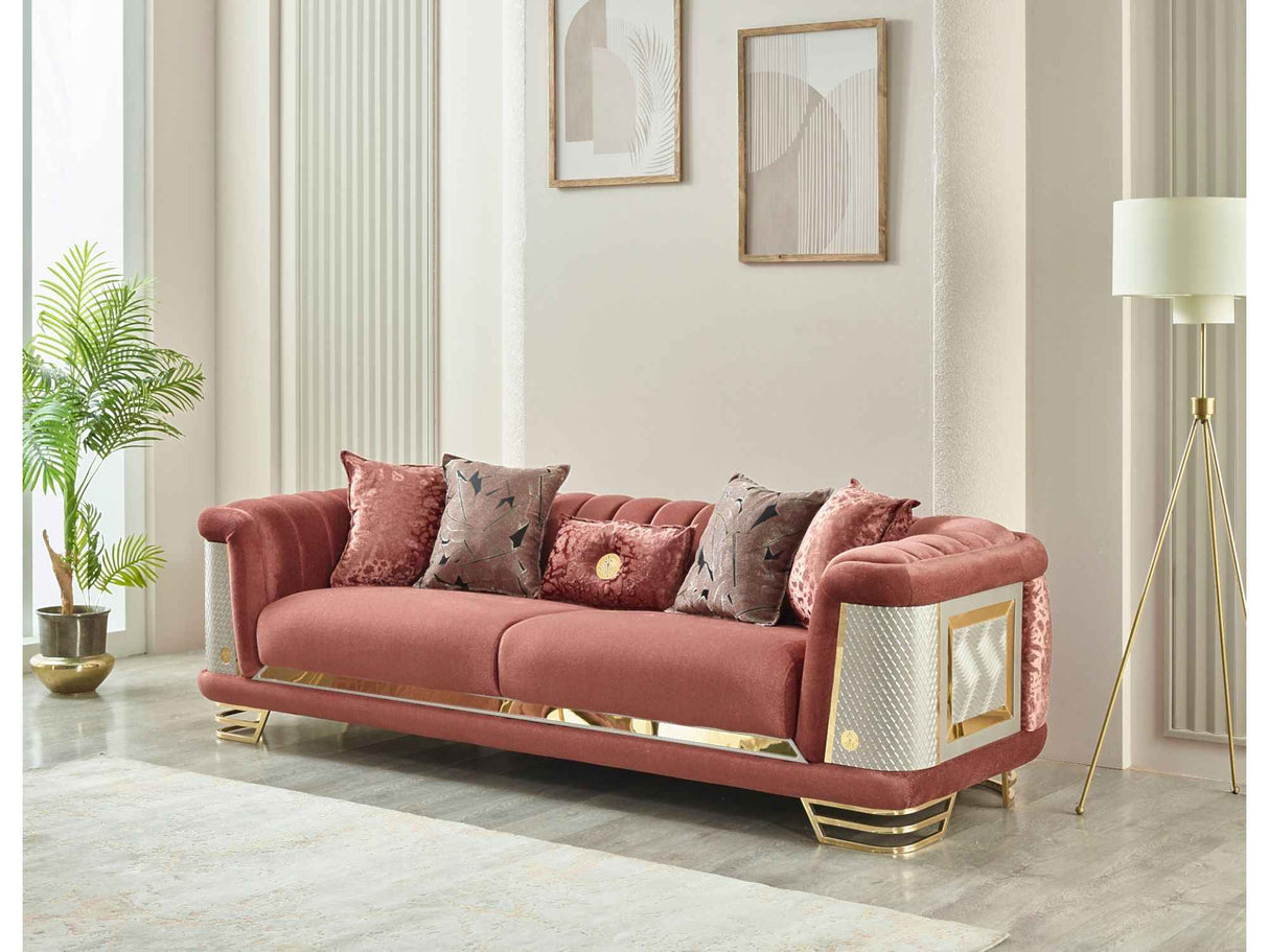 Romans Brick Stationary Sofa by Furnia at Eve Furniture