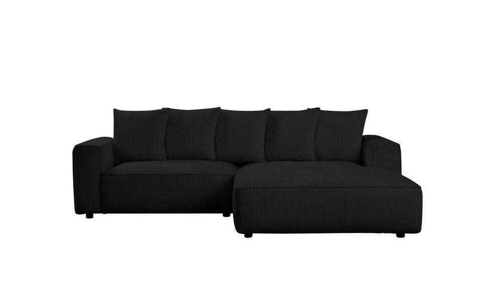 Romeo Black Right Arm Facing (RAF) Sectional by Happy Homes at Eve Furniture