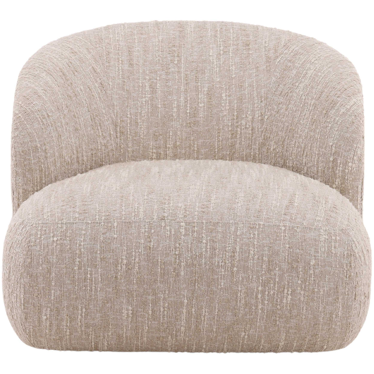 Romy Swivel Chair, Beige by Dovetail at Eve Furniture