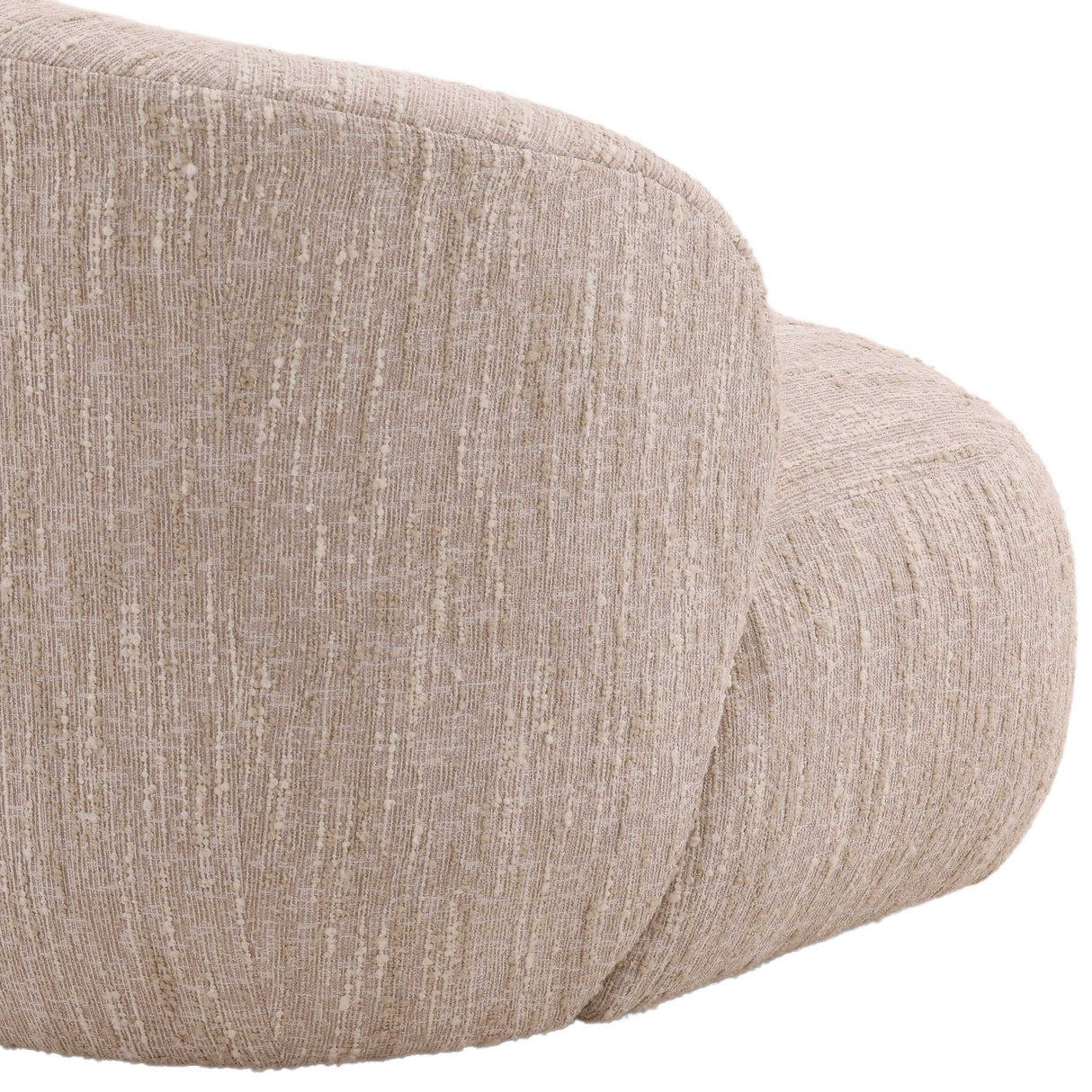 Romy Swivel Chair, Beige by Dovetail at Eve Furniture