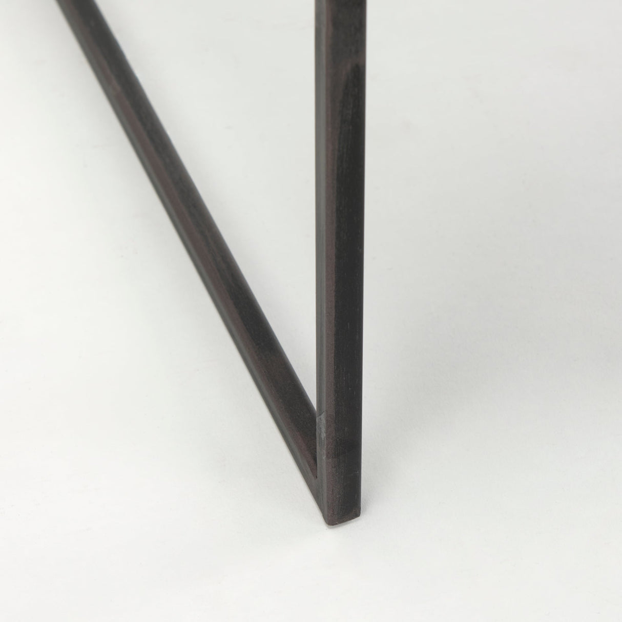 Ronin 22"H Square 2-Tier Wood w/ Black Metal Accent Table by Mercana at Eve Furniture